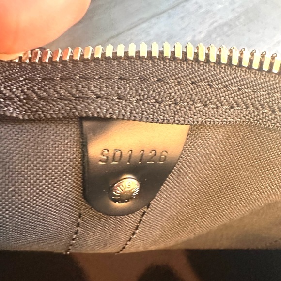 LOUIS VUITTON Damier Graphite Keepall Bandouliere 45 - Picture 10 of 16